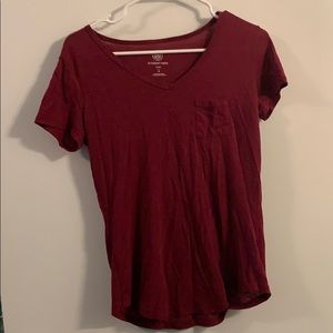 🟢 5/$20 Maroon Pocket T-Shirt